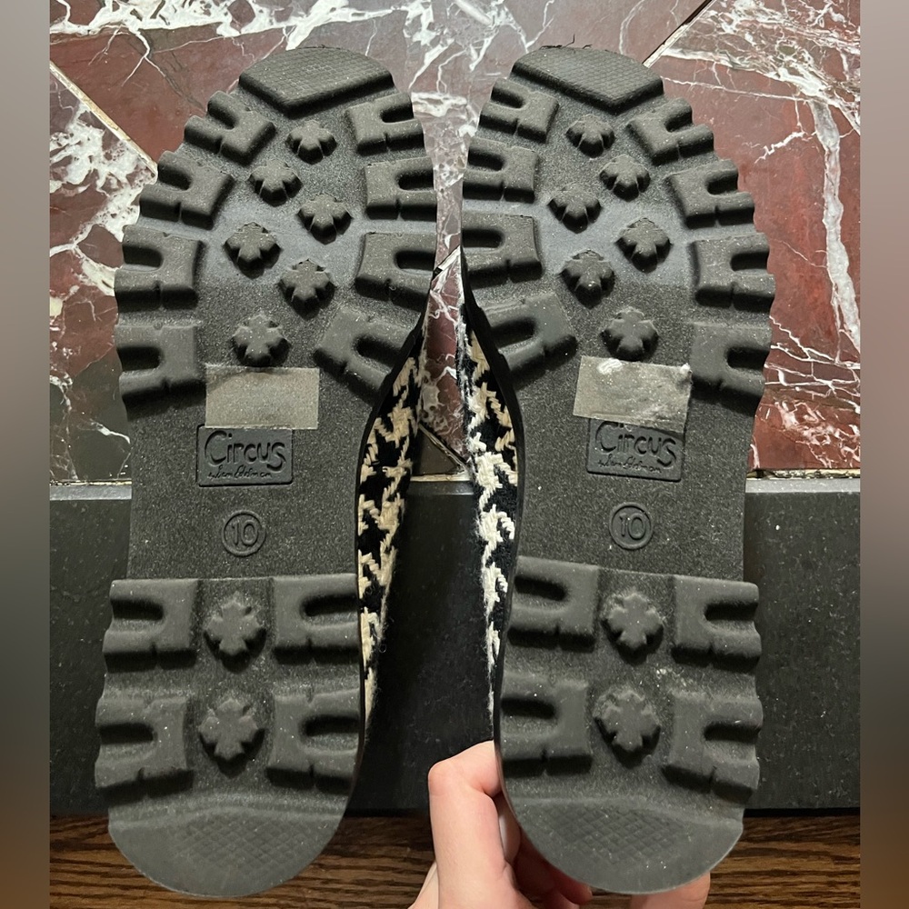 Circus Sam Edelman Deana Bit Lug Houndstooth Loafer - Picture 3 of 5